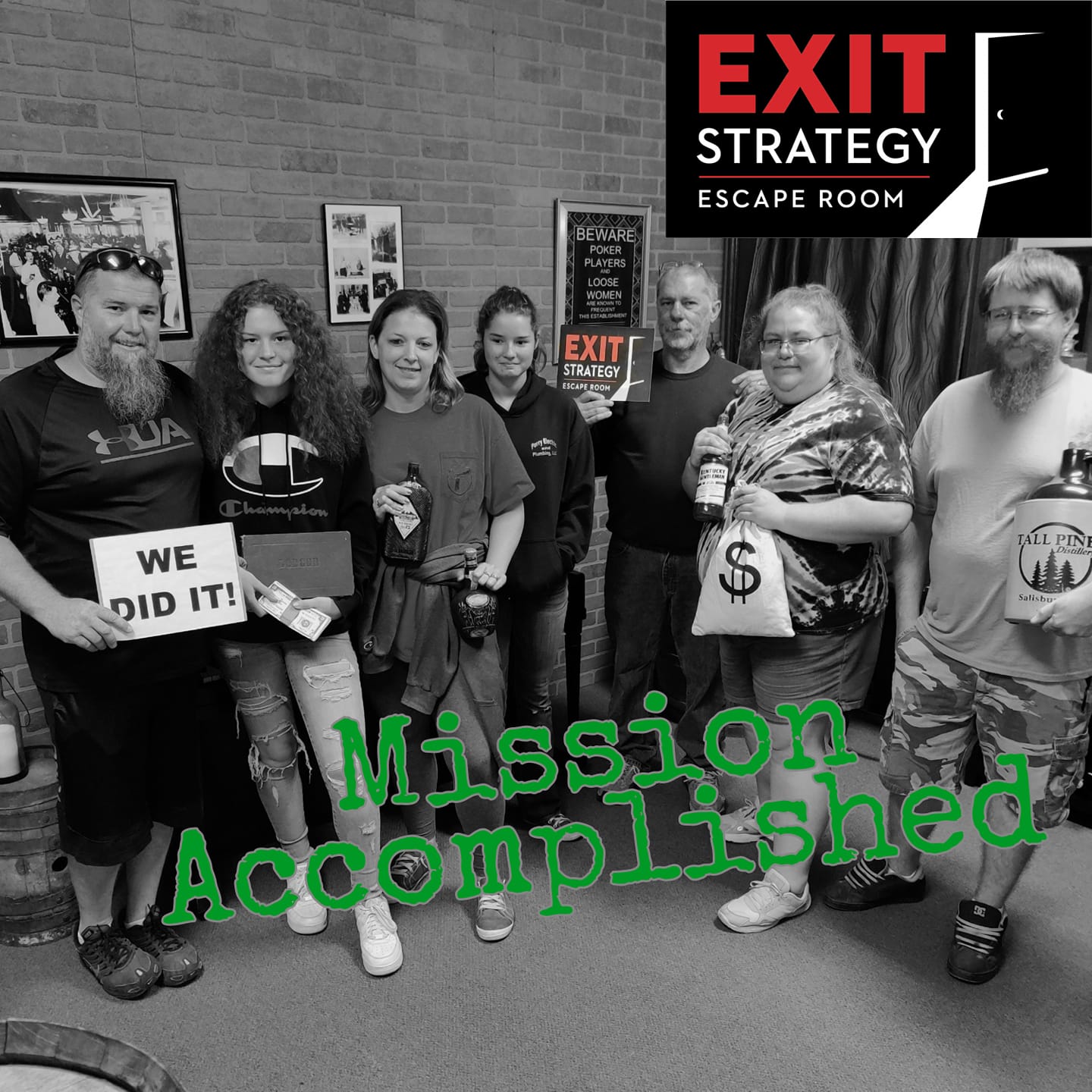 Some great team work lead them... - Exit Strategy Escape Room