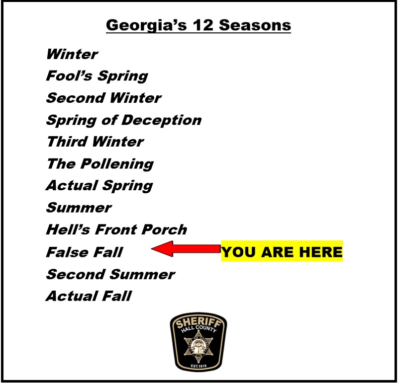 We try to warn you when... - Hall County Sheriff's Office | Facebook