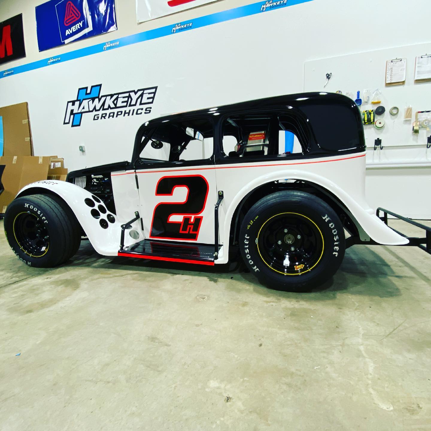 Hawkeye - Check out this new look for Brad Horner’s Legend car! Fresh ...