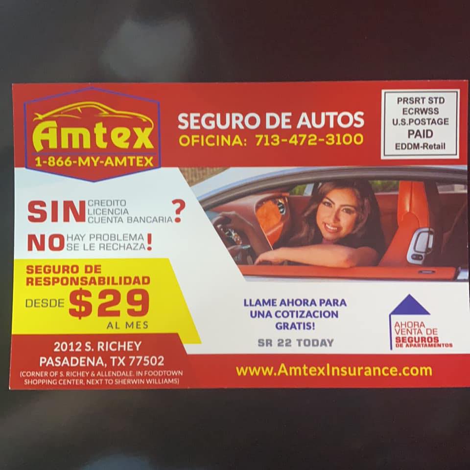 AMTEX Auto insurance at Richey | Pasadena TX