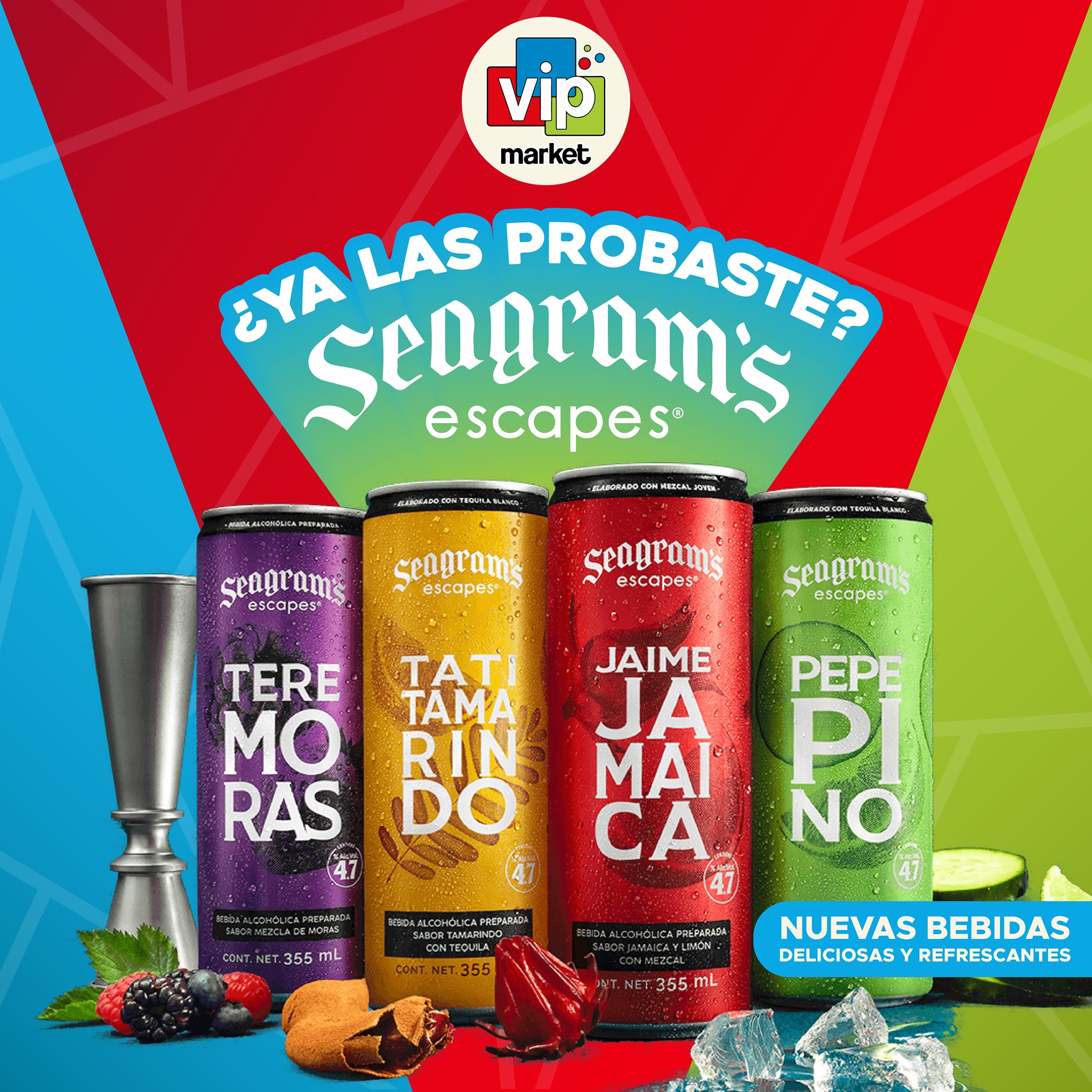 Vip Market México - Llegó a Vip Market México nuevo Seagram’s Escapes ...