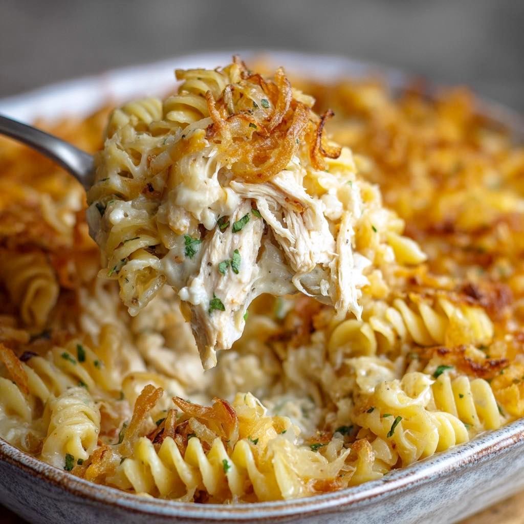 Andrew - 🍝🧀 French Onion Chicken Pasta Casserole 🧀🍝 A creamy and ...