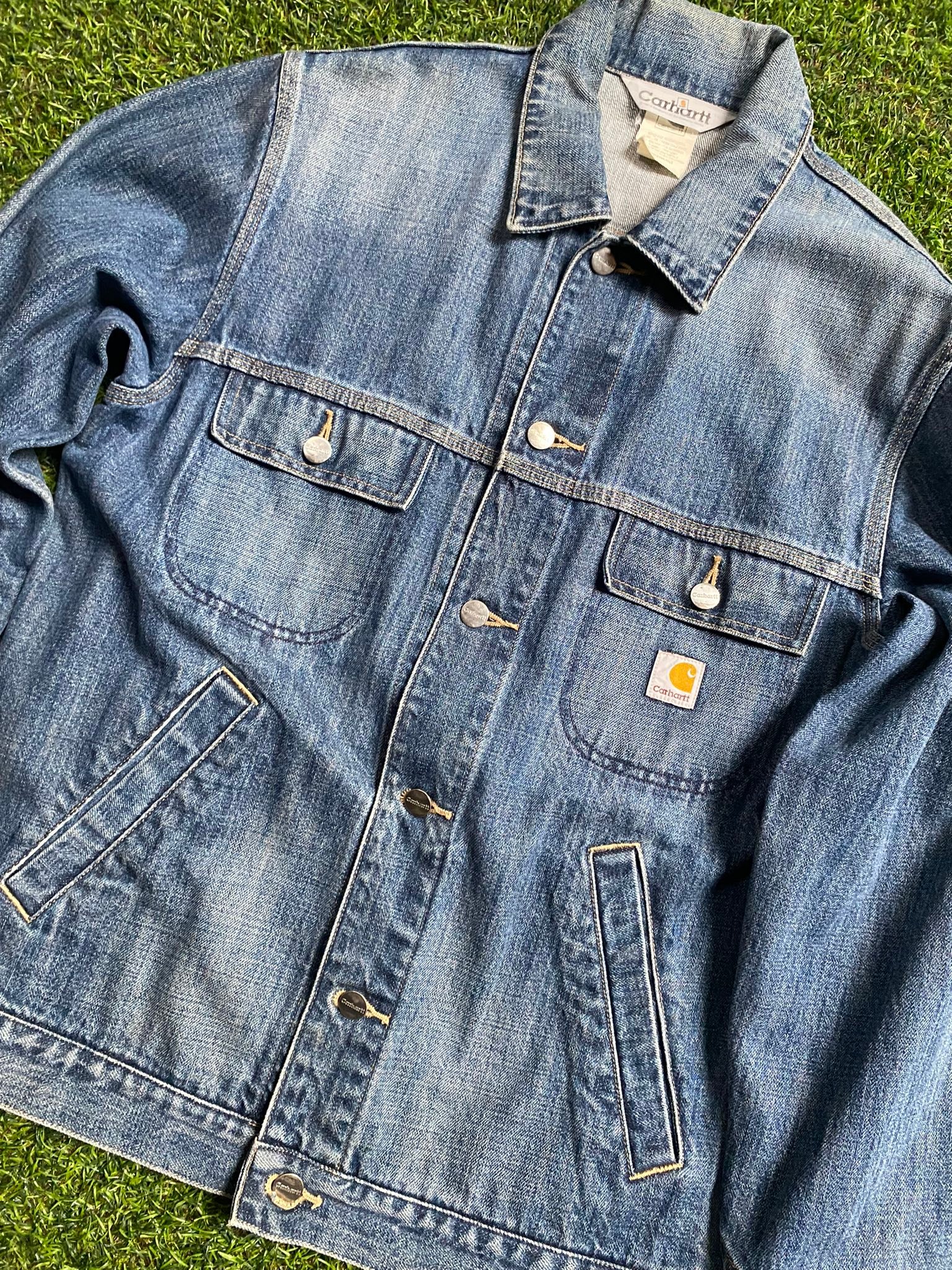 22/27 VINTAGE 90S CARHARTT DENIM JACKET sold