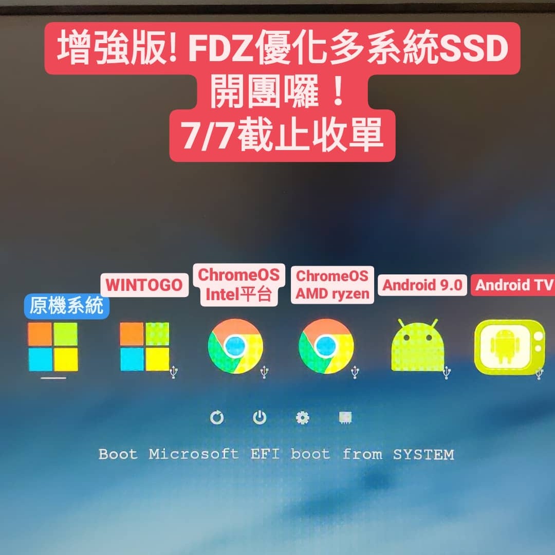 增強版!! FDZ優化多系統隨身SSD 開團囉!!!... - Fdz平板交流網 (FDZoneRom) | Facebook