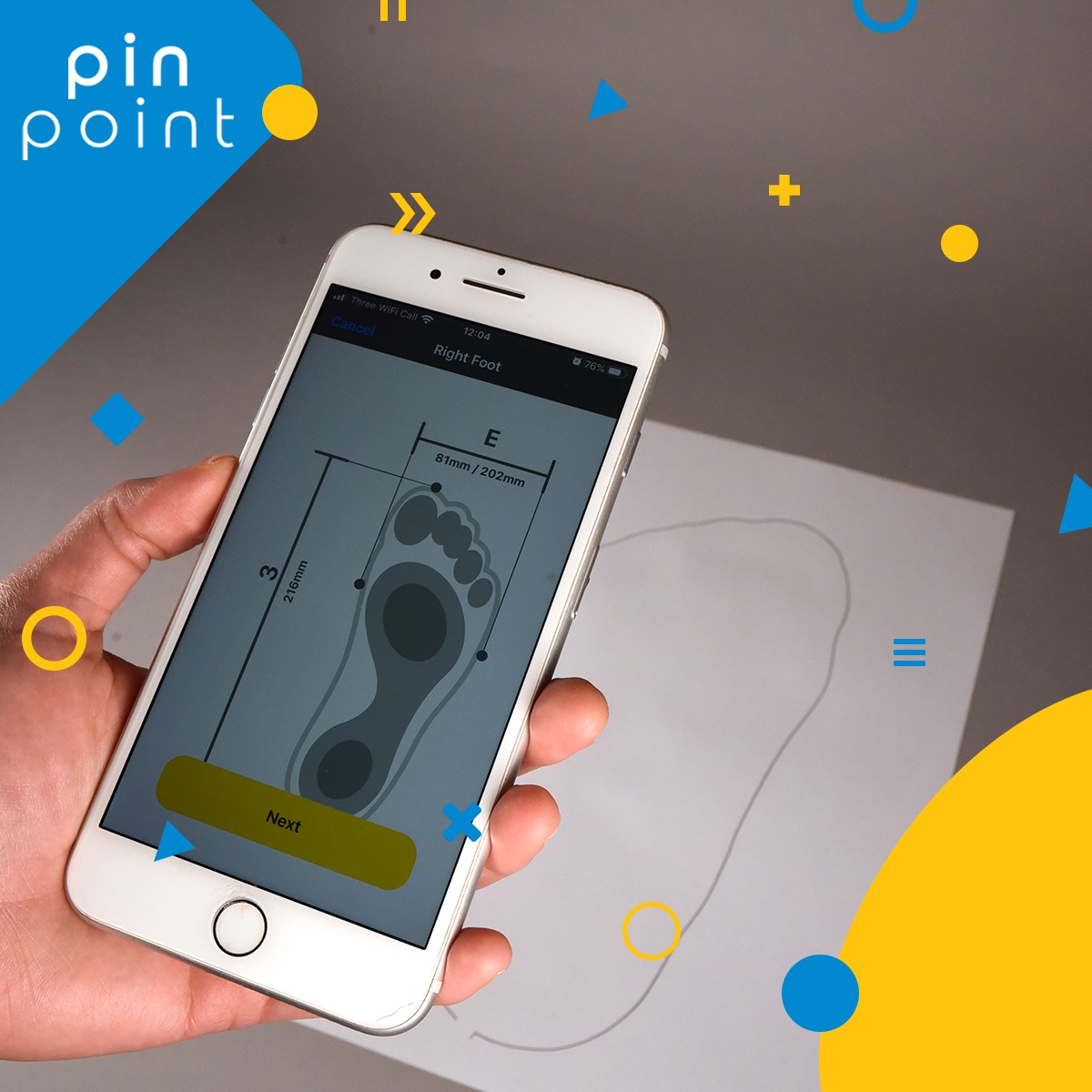 Pinpoint - Measure feet at home - Pinpoint is simple to use, rigorously ...
