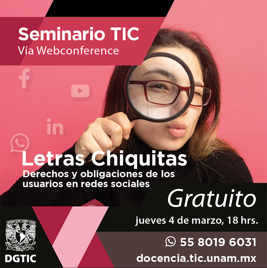 La #DGTIC invita al Seminario... - UNAM Educación Continua