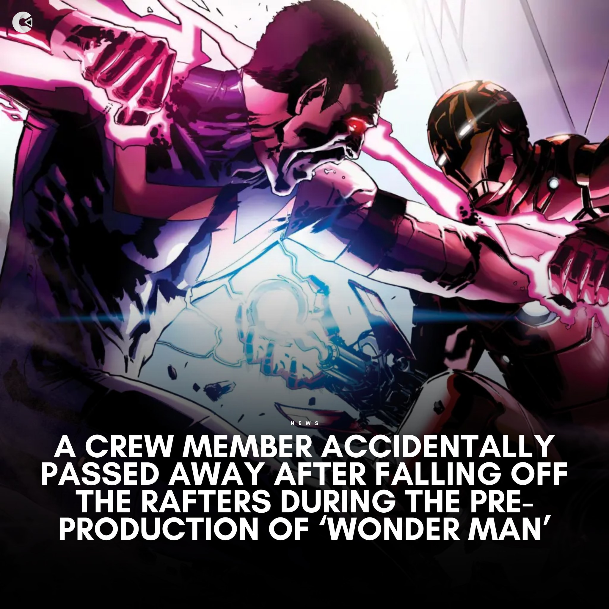 Cinesthetic - A crew member working on 'WONDER MAN' has...