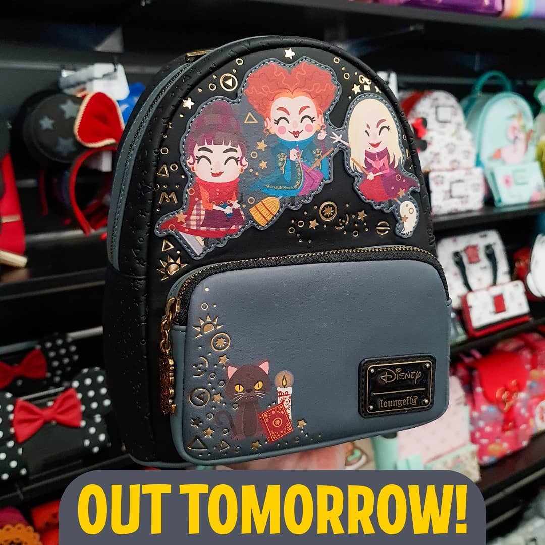 hocus pocus binx pocket mini backpack Loungefly: Disney the Sanderson Sisters appear on the deck in unique Loungefly Disney Hocus Pocus Sisters