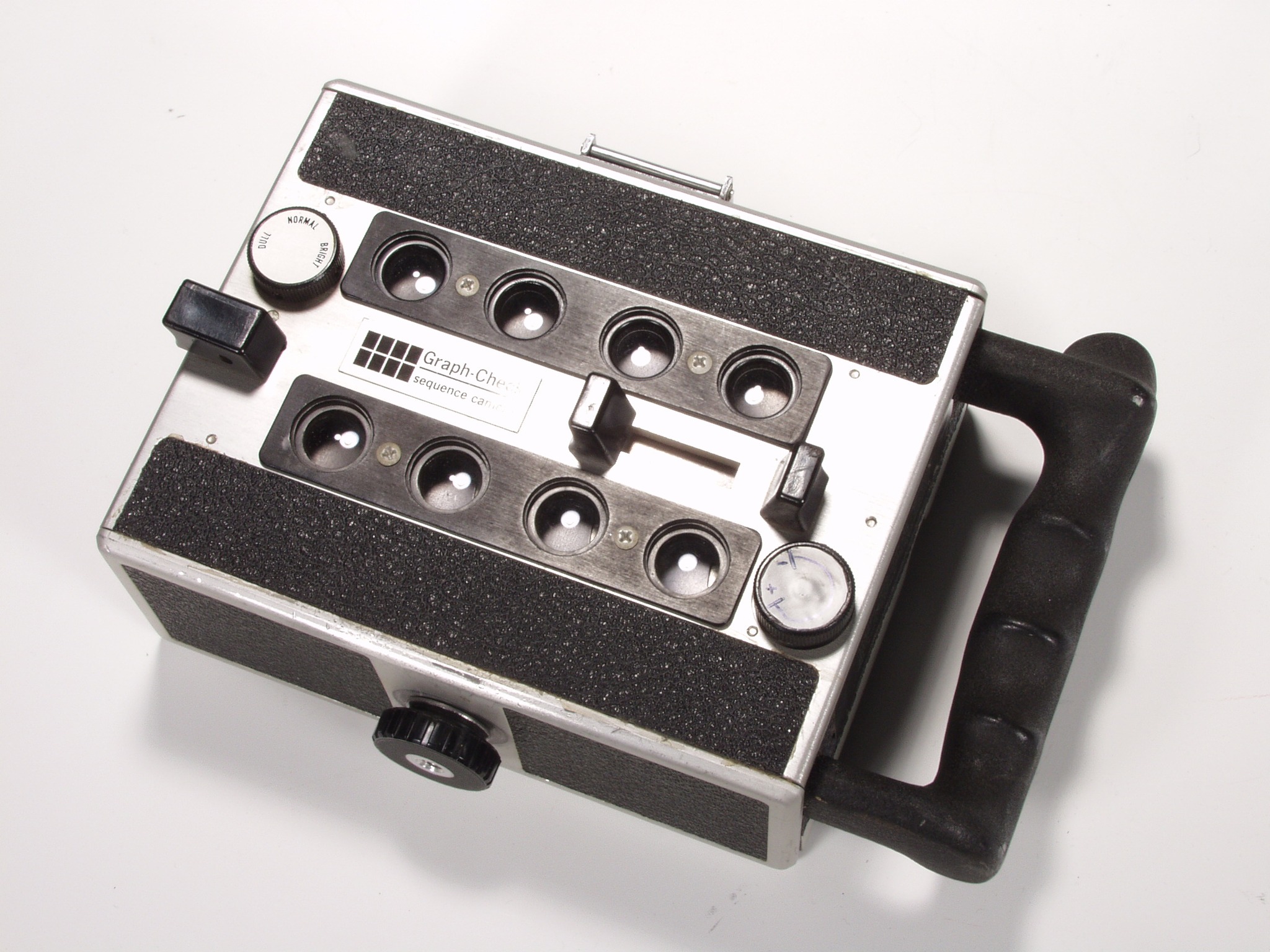 Graph check sequence camera with 4x5 back