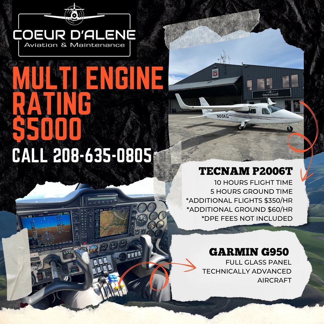 Our Multi Engine... - Coeur d’Alene Aviation & Maintenance