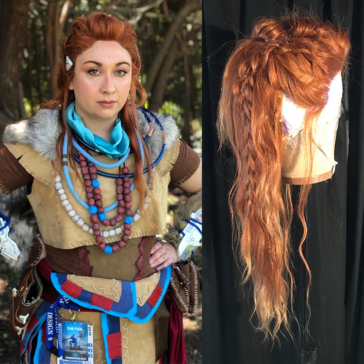 @Cmariecel looks amazing as Aloy from... - Custom Wig Company | Facebook