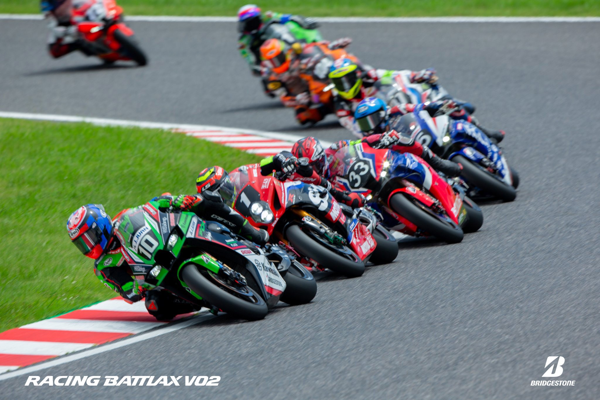 Bridgestone - The clear photo image of the Bridgestone team, 4 bikes ...