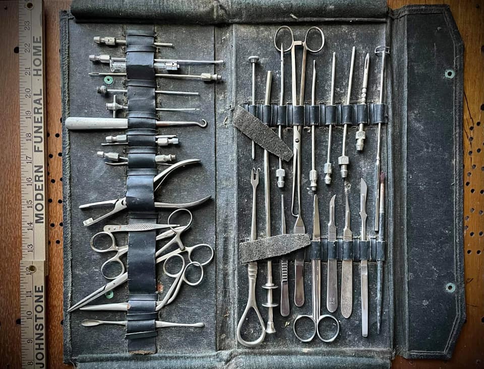 🖤 Vintage Travel Embalming Tool Kit... - Matt's Curio Cabinet