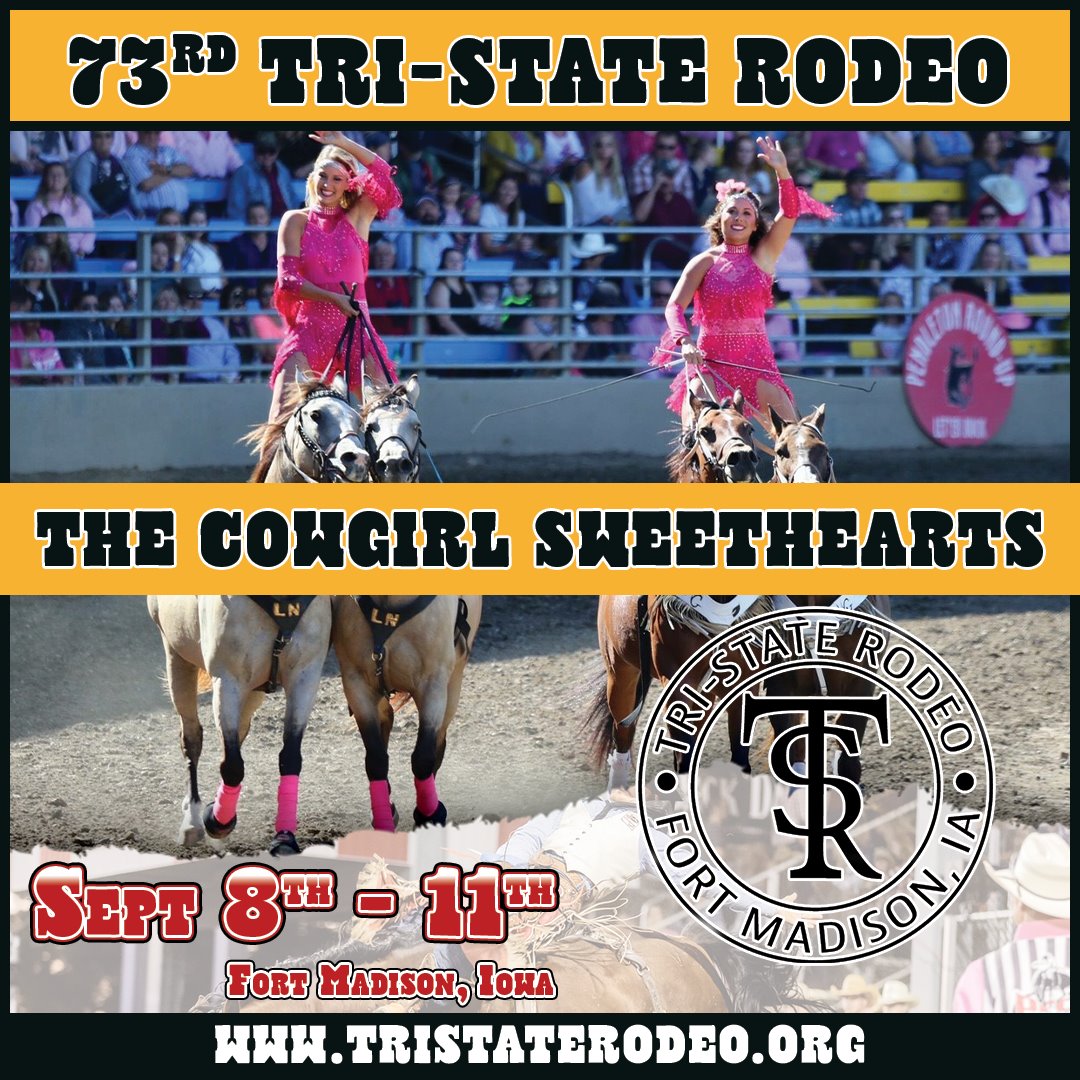 Tri-State Rodeo - The Cowgirl Sweethearts are a trick... | Facebook