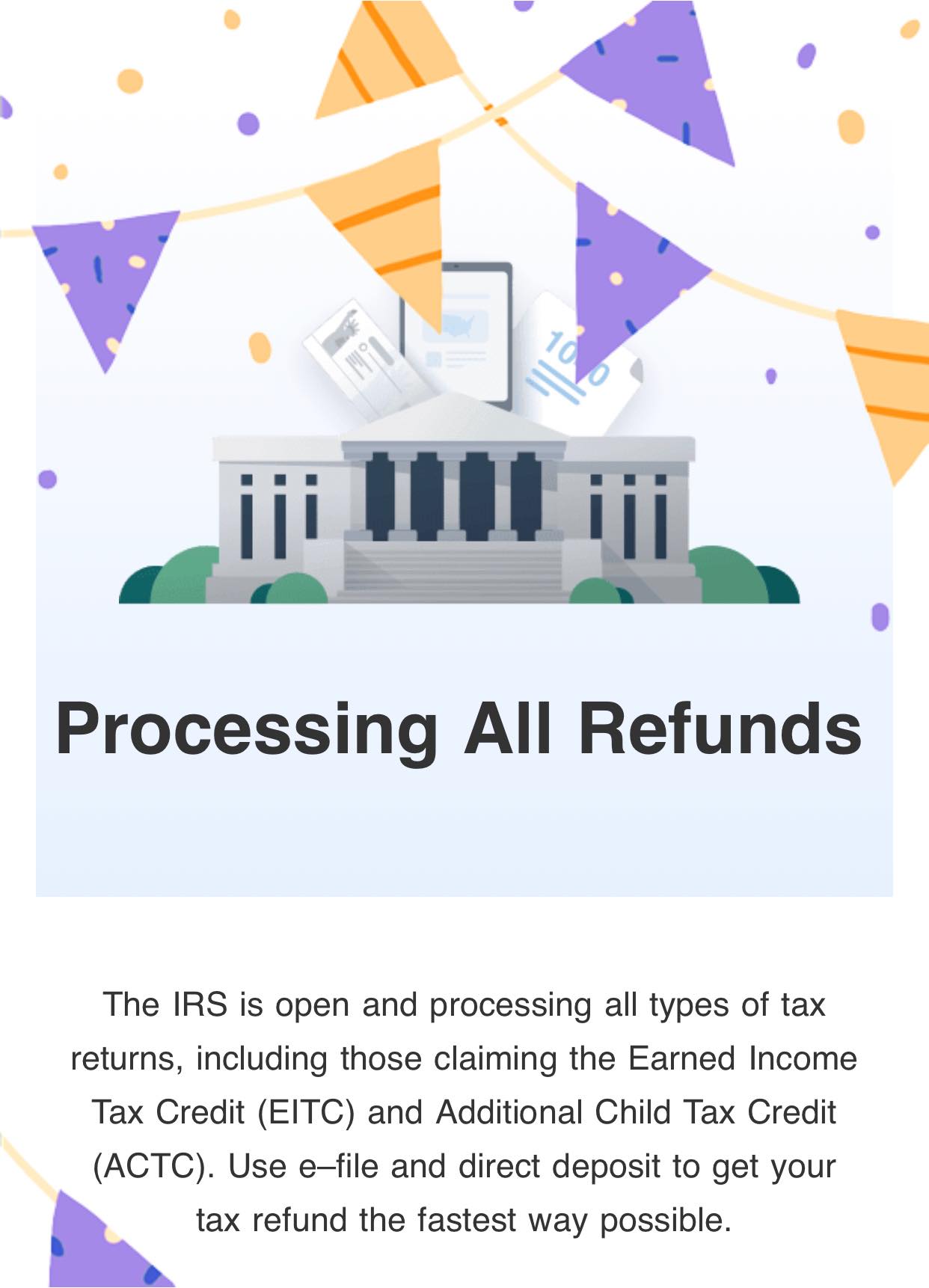 🚨 Irs is now processing all returns! - Treasure's Tax Services | Facebook