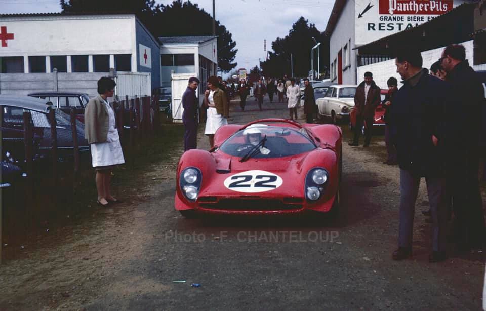 Lorenzo Bandini's Ferrari 330P/4 at 1967 Daytona 24 hours