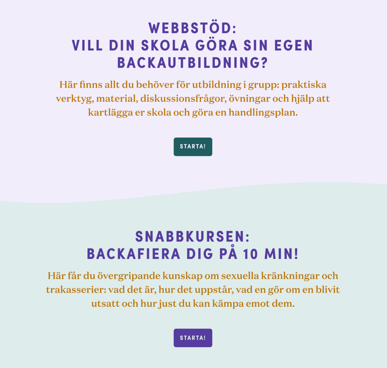 Backa - initiativet för en skola fri från sexuella kränkningar
