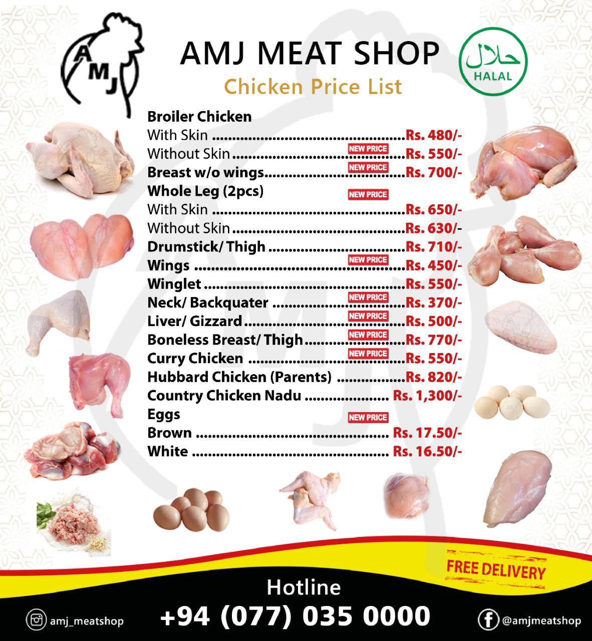 AMJ Meat Shop - Updated Price lIst as of 02.06.2021 To...