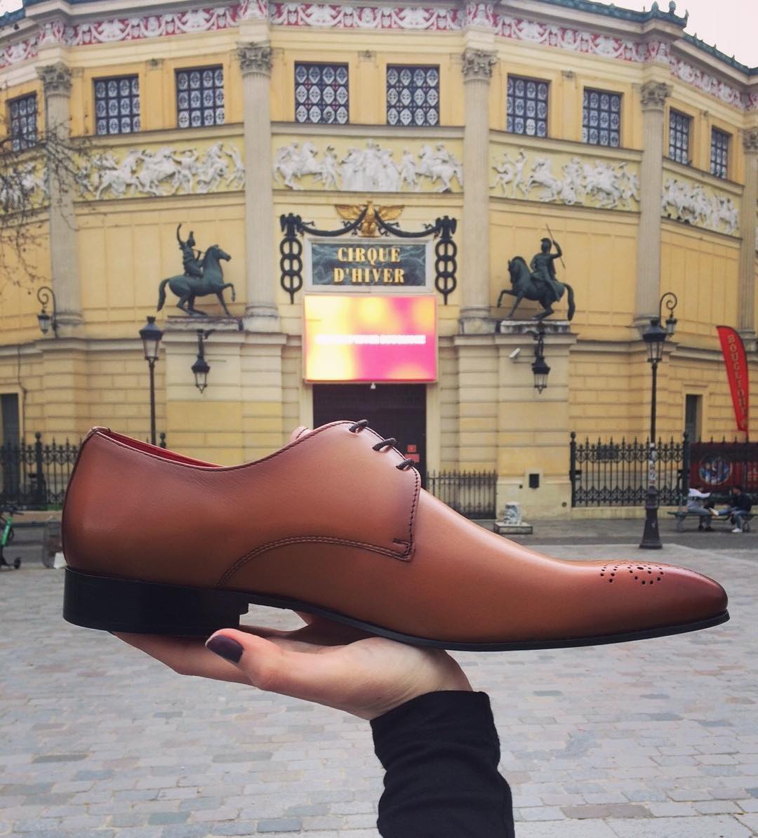 Chaussures Habillées Homme Charles Jourdan - Pointure 42.5 EU / 9 US, Cuir, Occasion Vintage