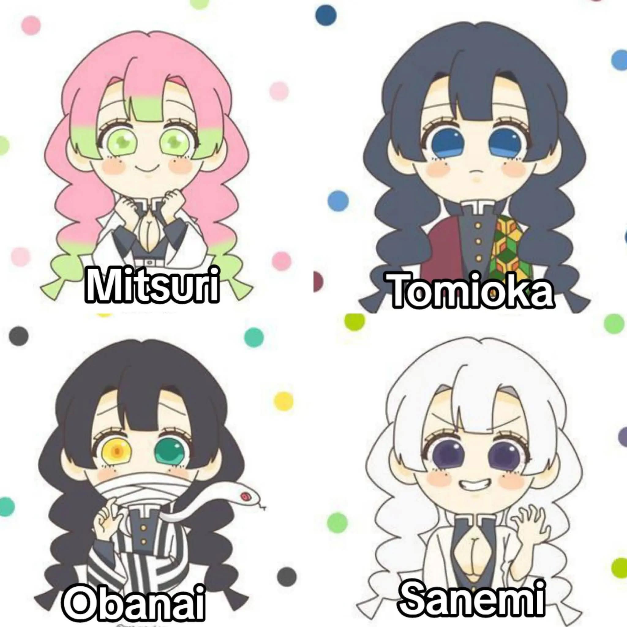 Cute, cute ?.. on Rengoku Tengen Muichiro Mitsuri Mitsuri Tomioka 