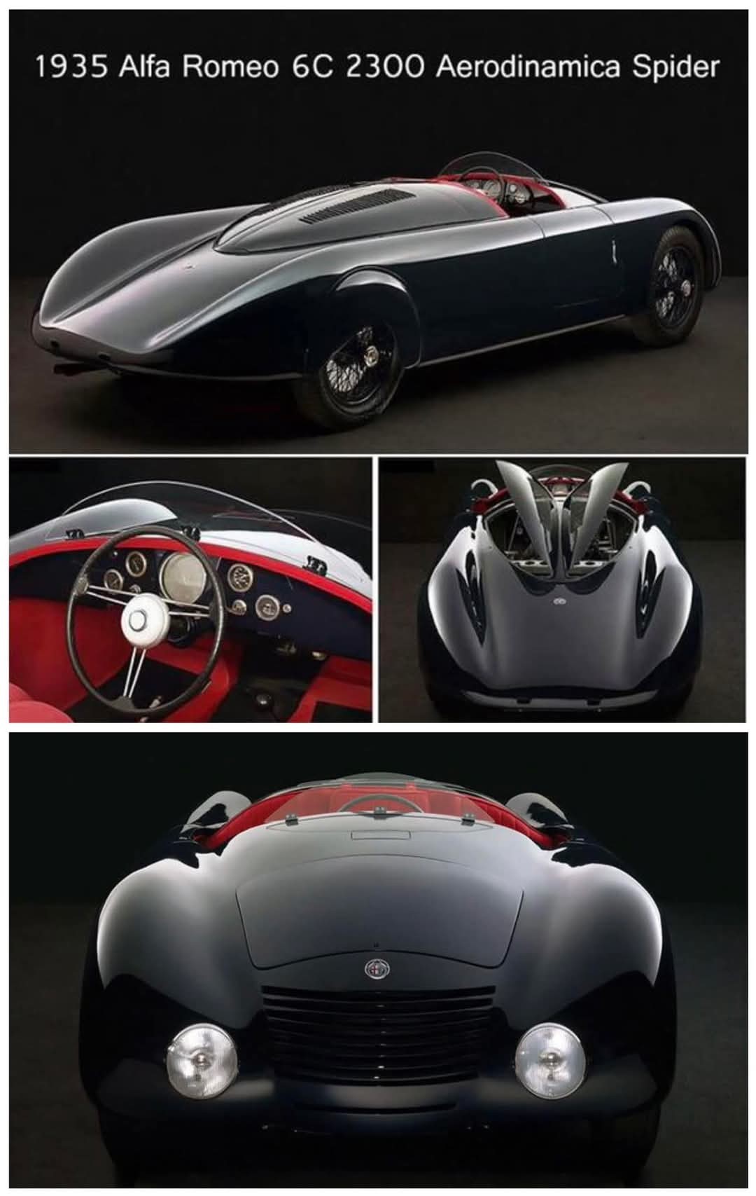 Alfa Romeo 6C 2300 Aerodinamica Spider (also known as Alfa