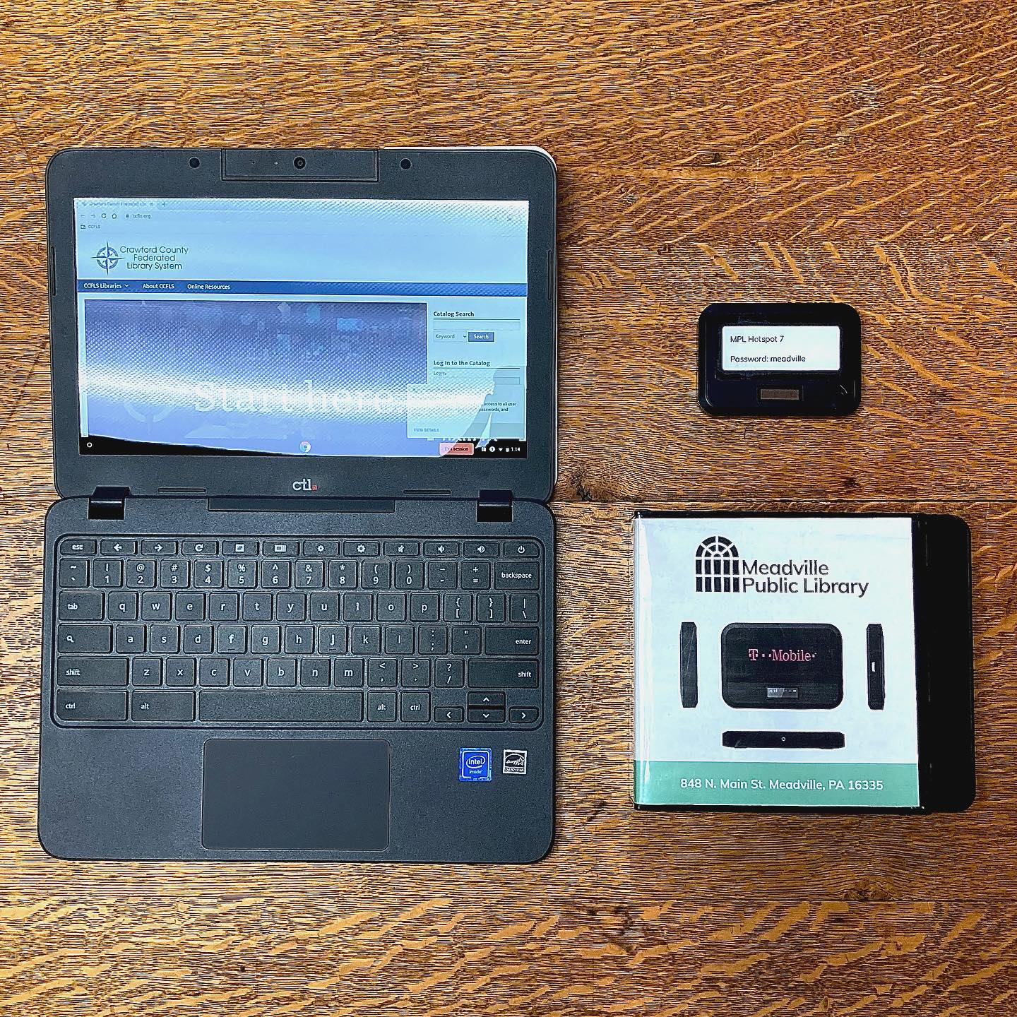 Palum Need access to a computer or wi-fi? We have new Chromebooks and