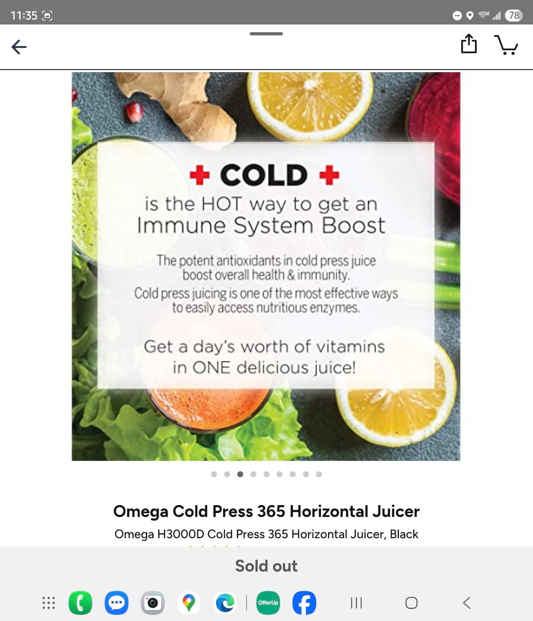 Omega Cold Press 365 Slow Masticating Juicer H3000R - Juicers - Denver ...