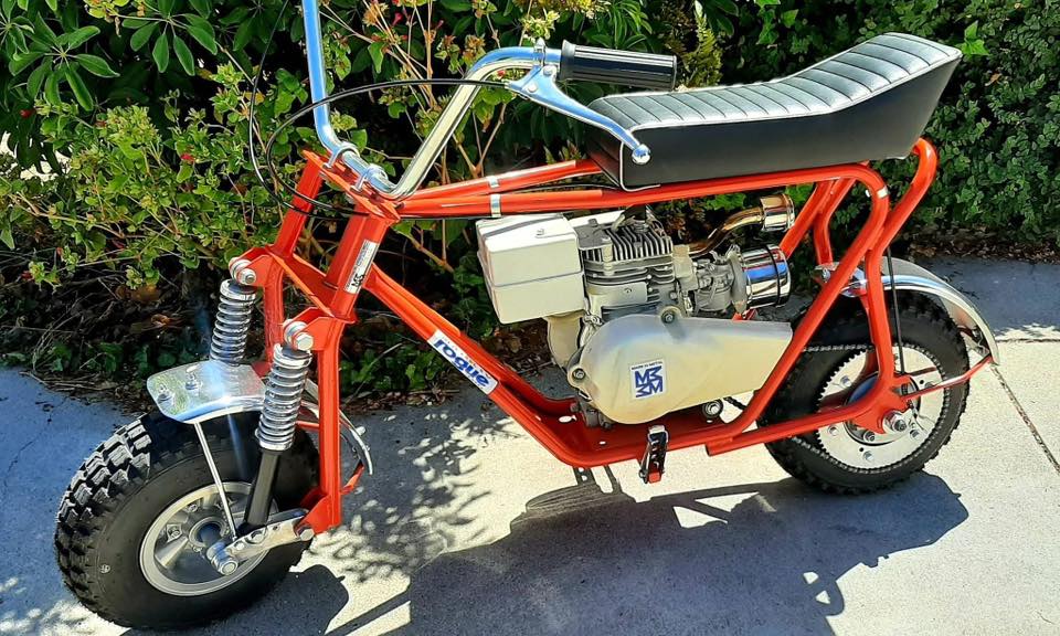 Identifying a vintage mini bike model and parts
