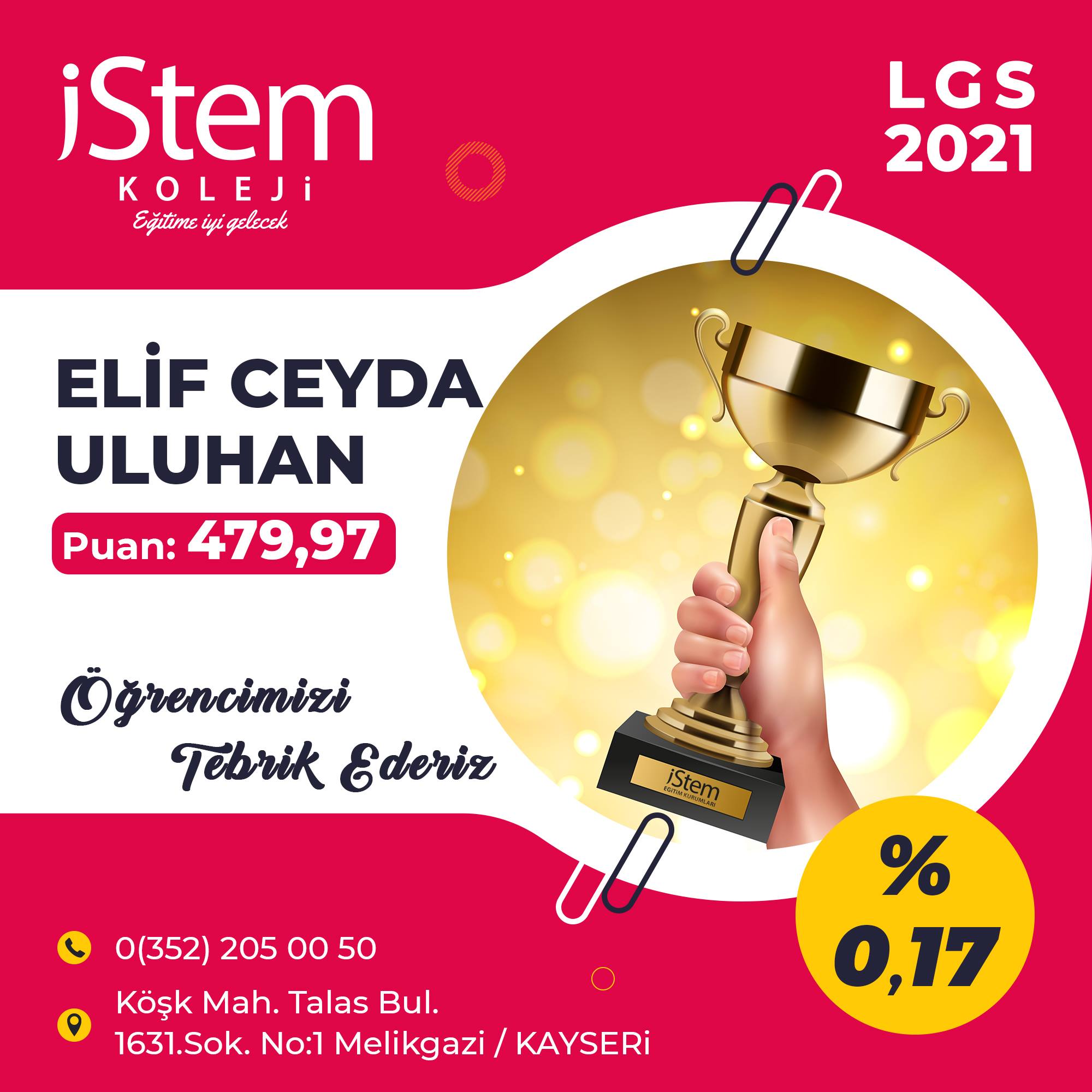 İStem Koleji - iStemle başarı tesadüf değildir... 👏... | Facebook