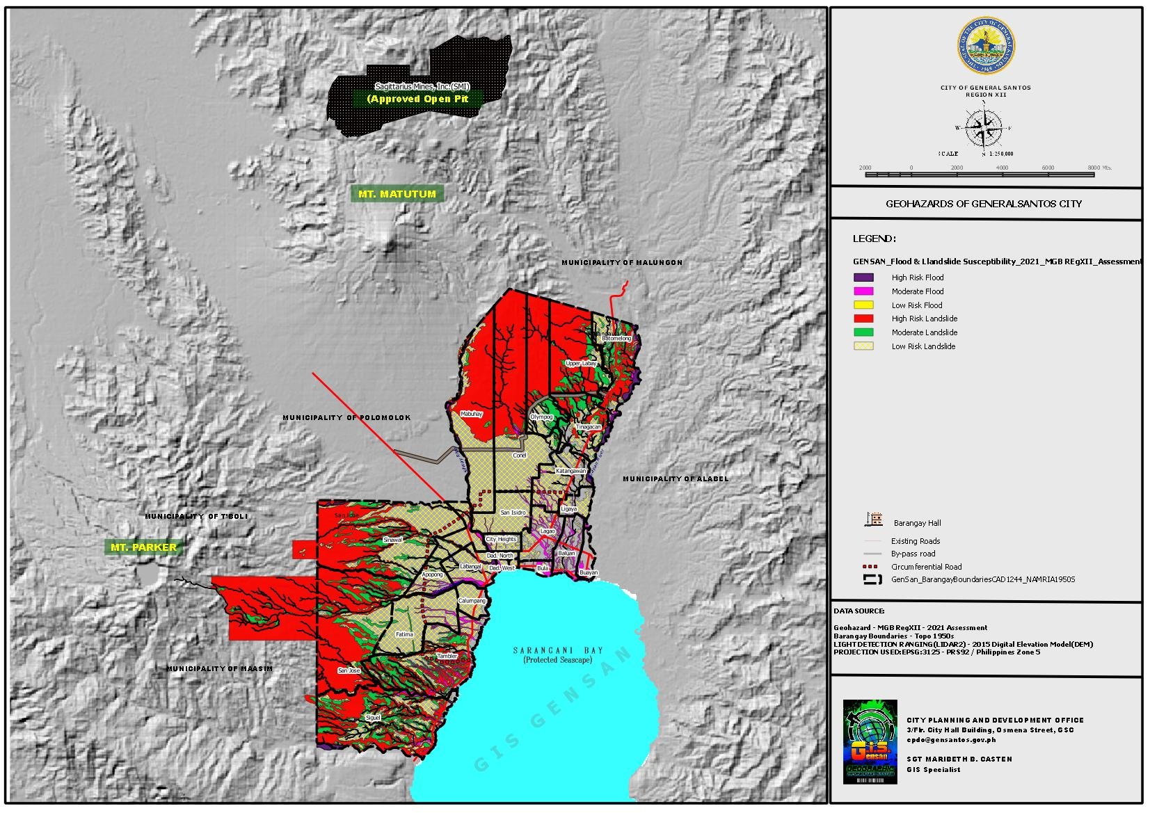 Barangay Gensan Map Distance From Barangay Buayan To General Santos
