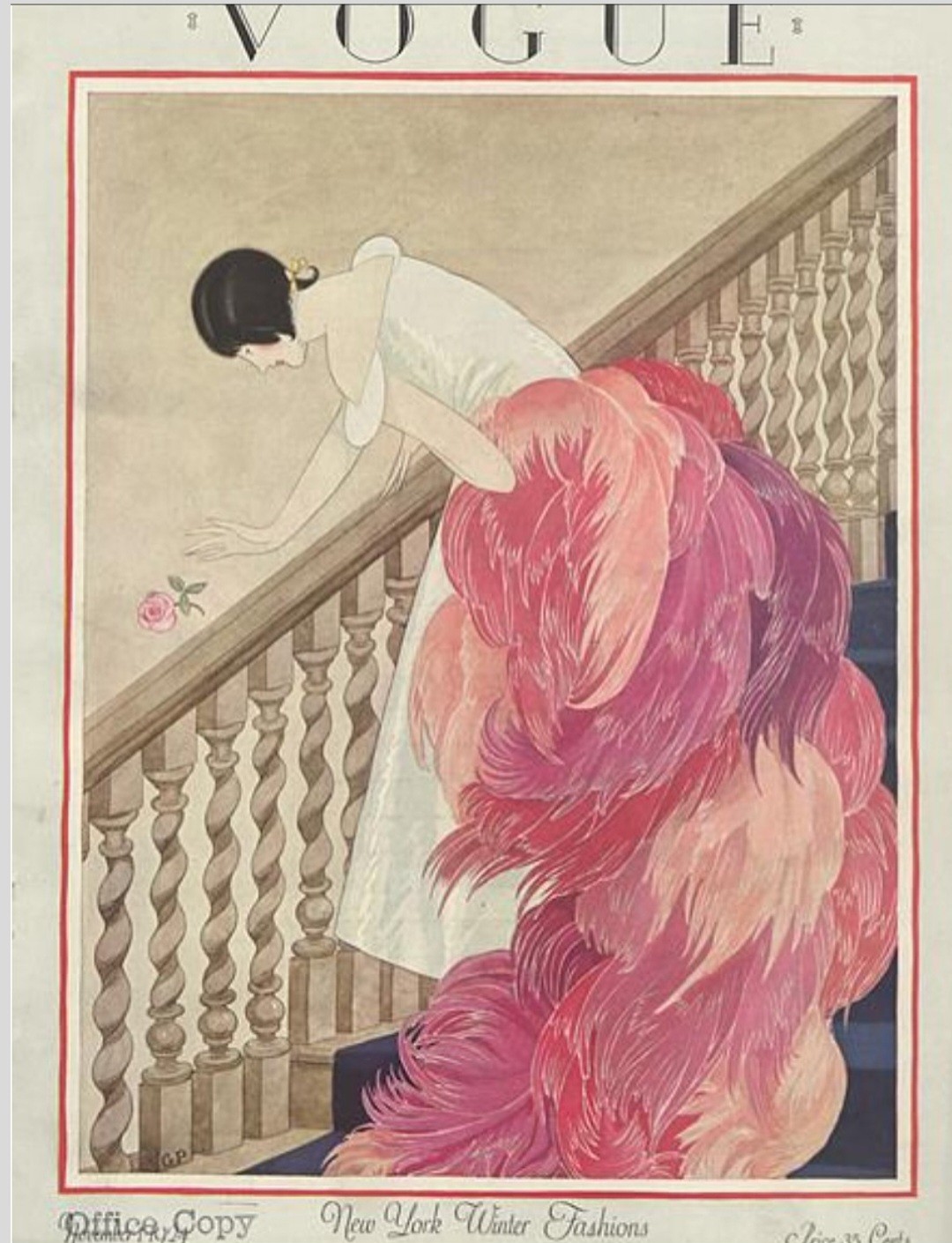 Vogue magazine cover from November 1st, 1924