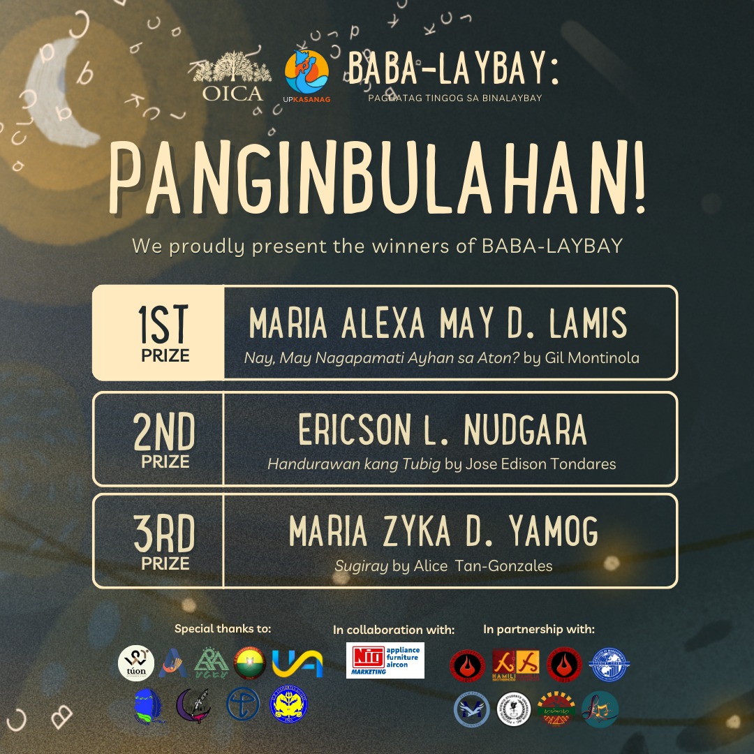UP Diliman OICA - ICYMI: UP KASANAG awarded the winners of...