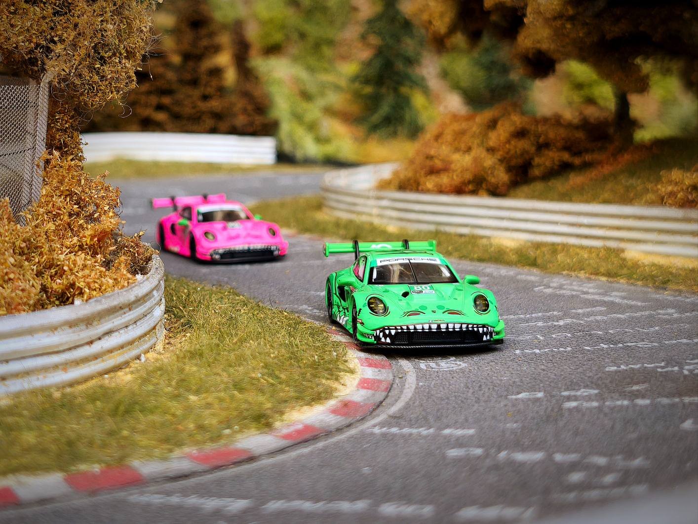 Rexy MINI GT Porsche 911 GT3 R #80 model car restored