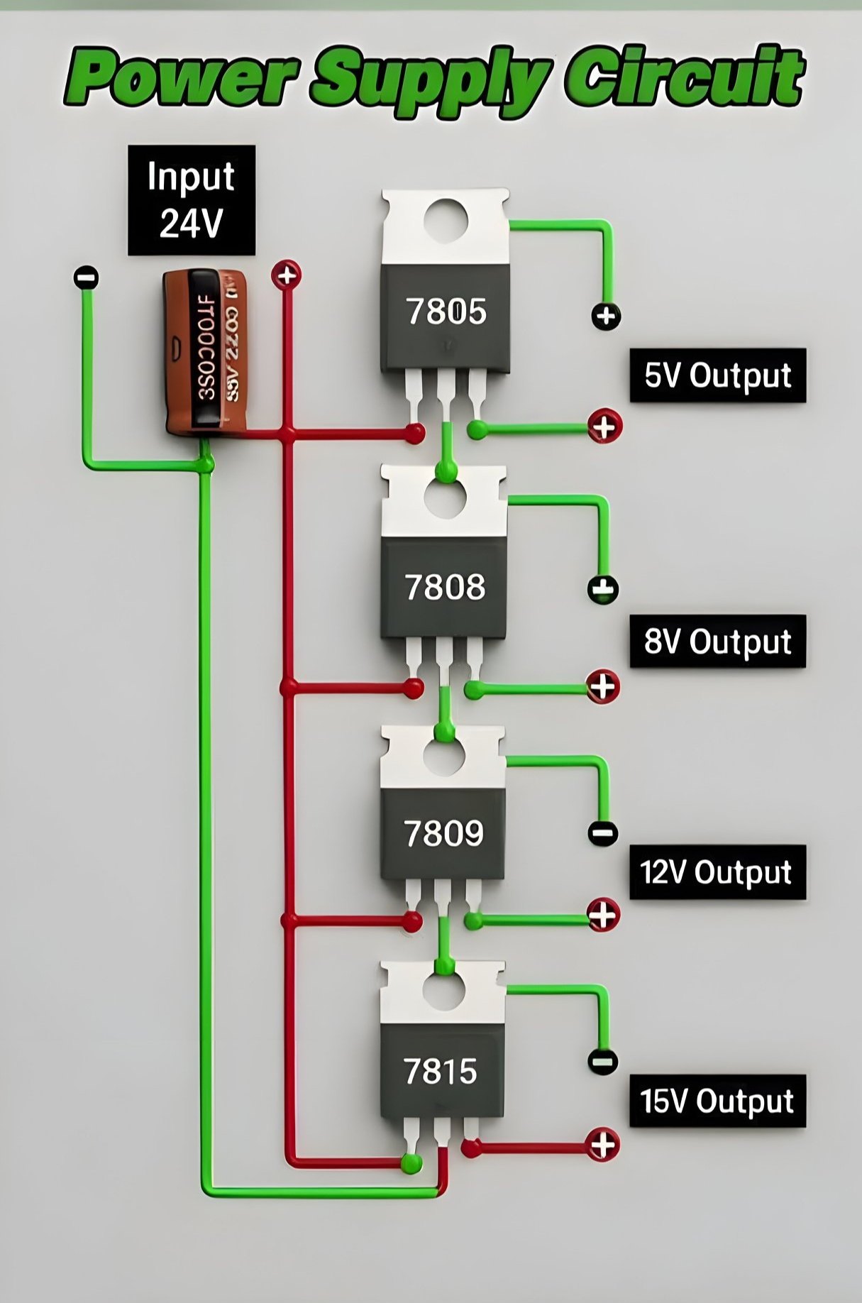 ブレア Multipurpose power supply circuit project