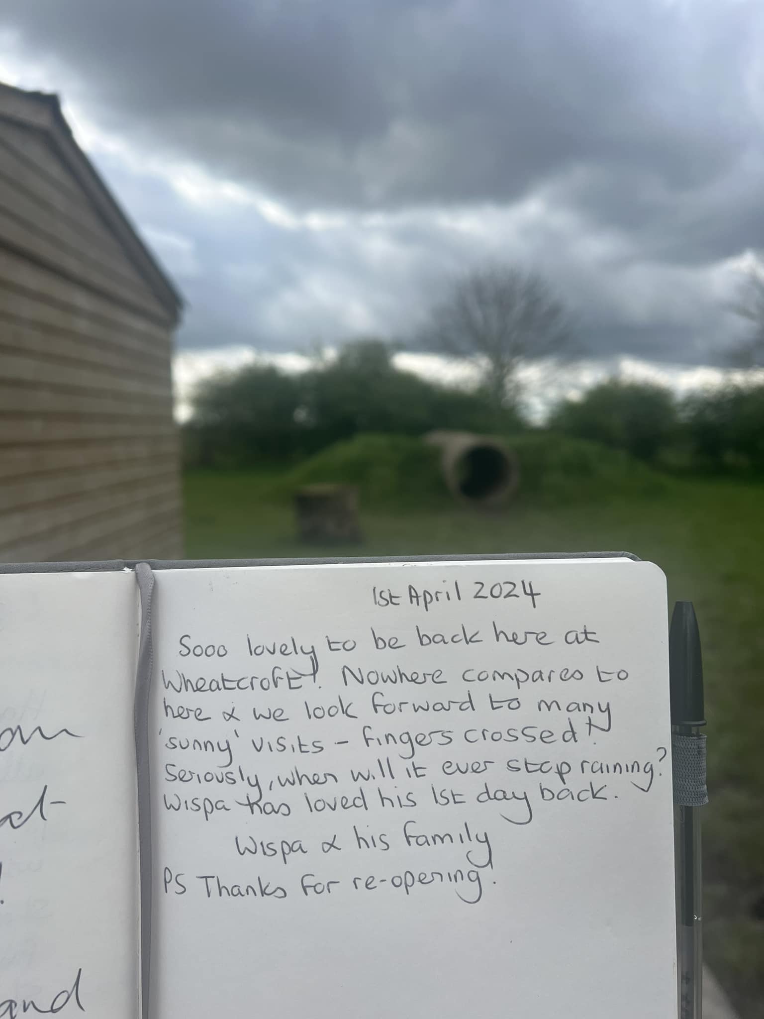 🐶 We agree Wispa, will it ever stop raining!? ☔️ ⭐️ We’re so pleased to ...