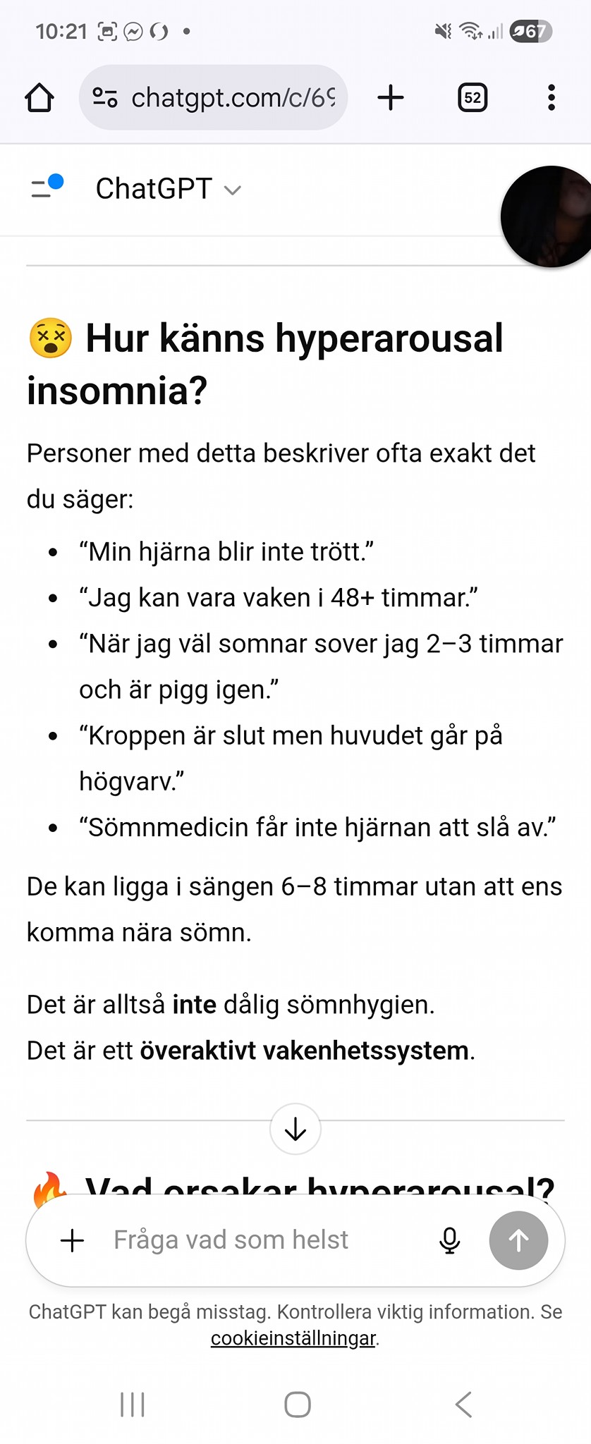 Totalt ointressant information | I vanliga fall sover jag efter mycket ...