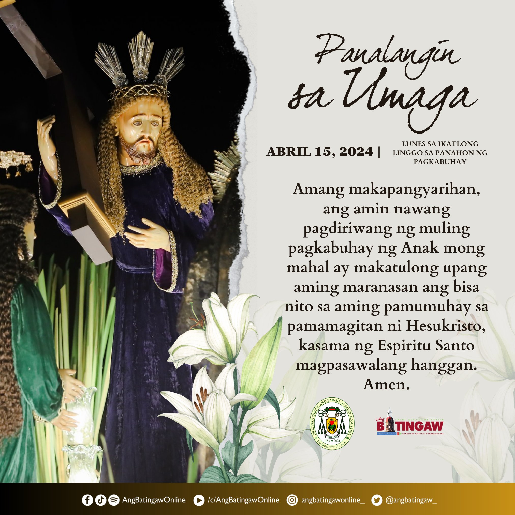 PA... - Ang Batingaw - Saint Augustine Parish Baliwag, Bulacan