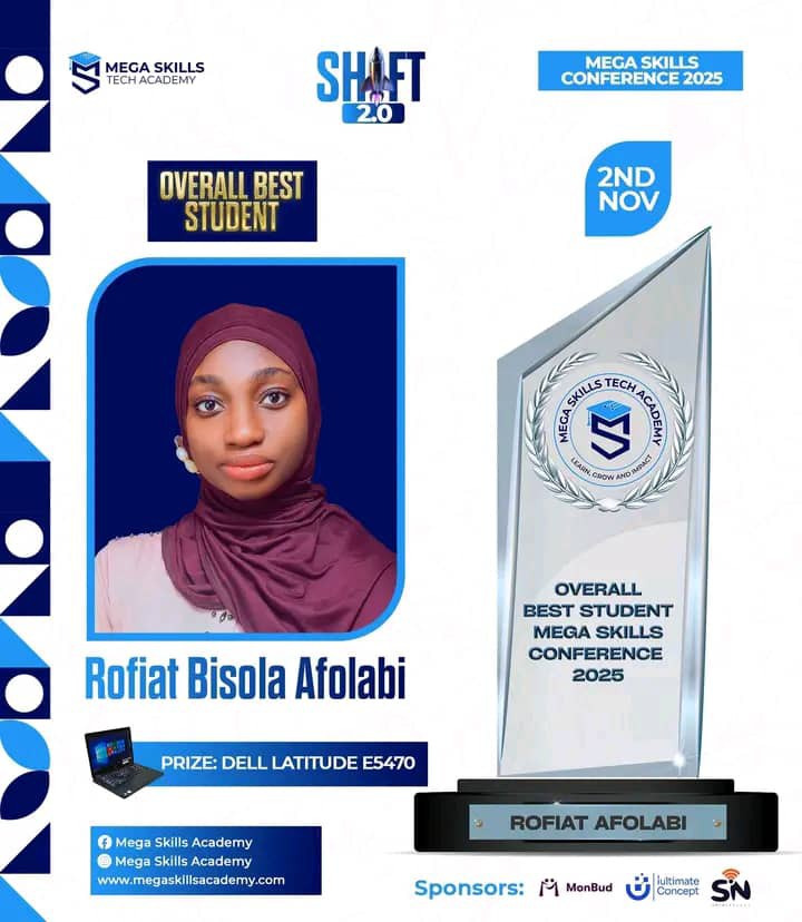 Blessing - Woman in Tech! Congratulations to Rofiat Afolabi the overall ...