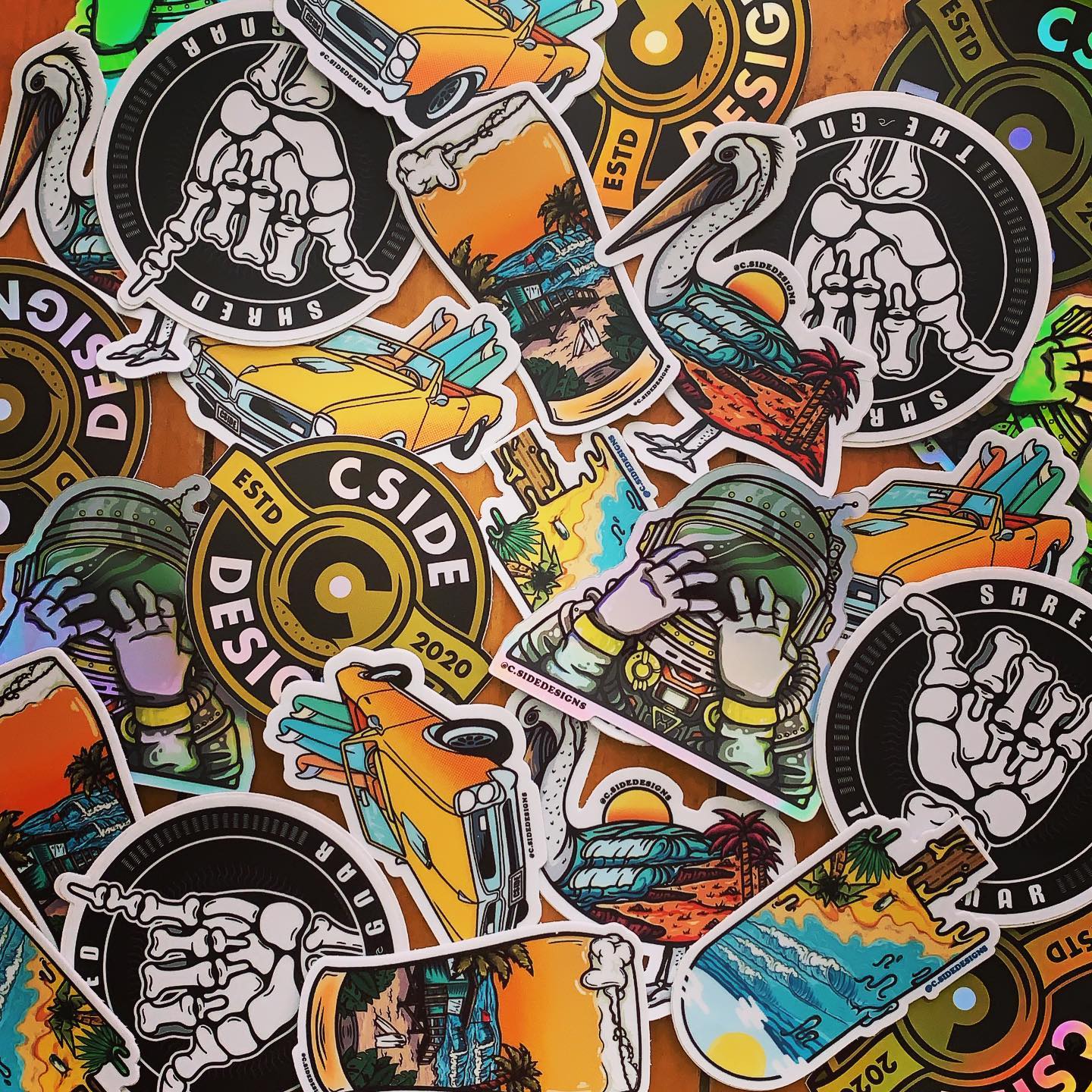 Cside Designs - Stickers on Deck! Ever since I was young... | Facebook