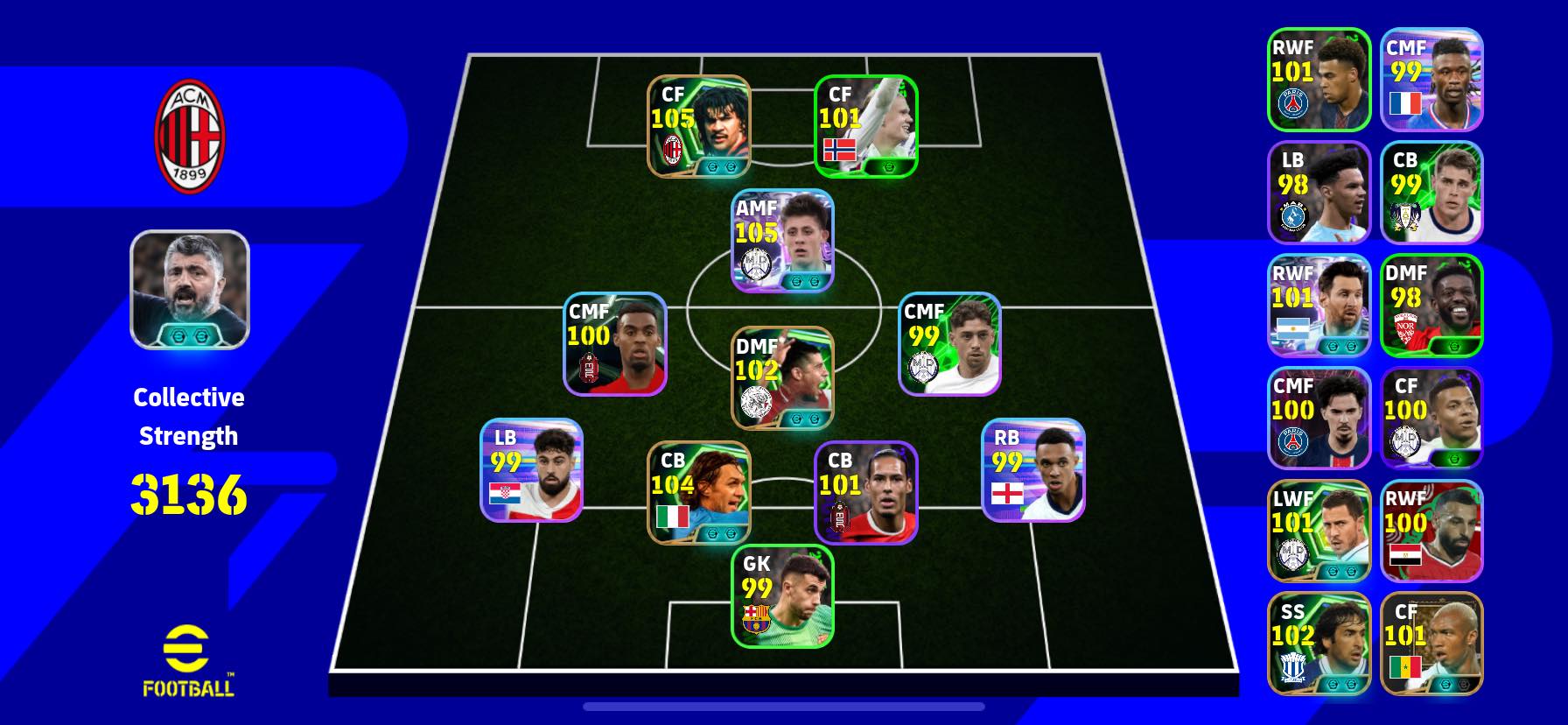 eFootball Pes 2025 Mobile Việt Nam Official | Nhờ mọi người tư vấn hộ e ...