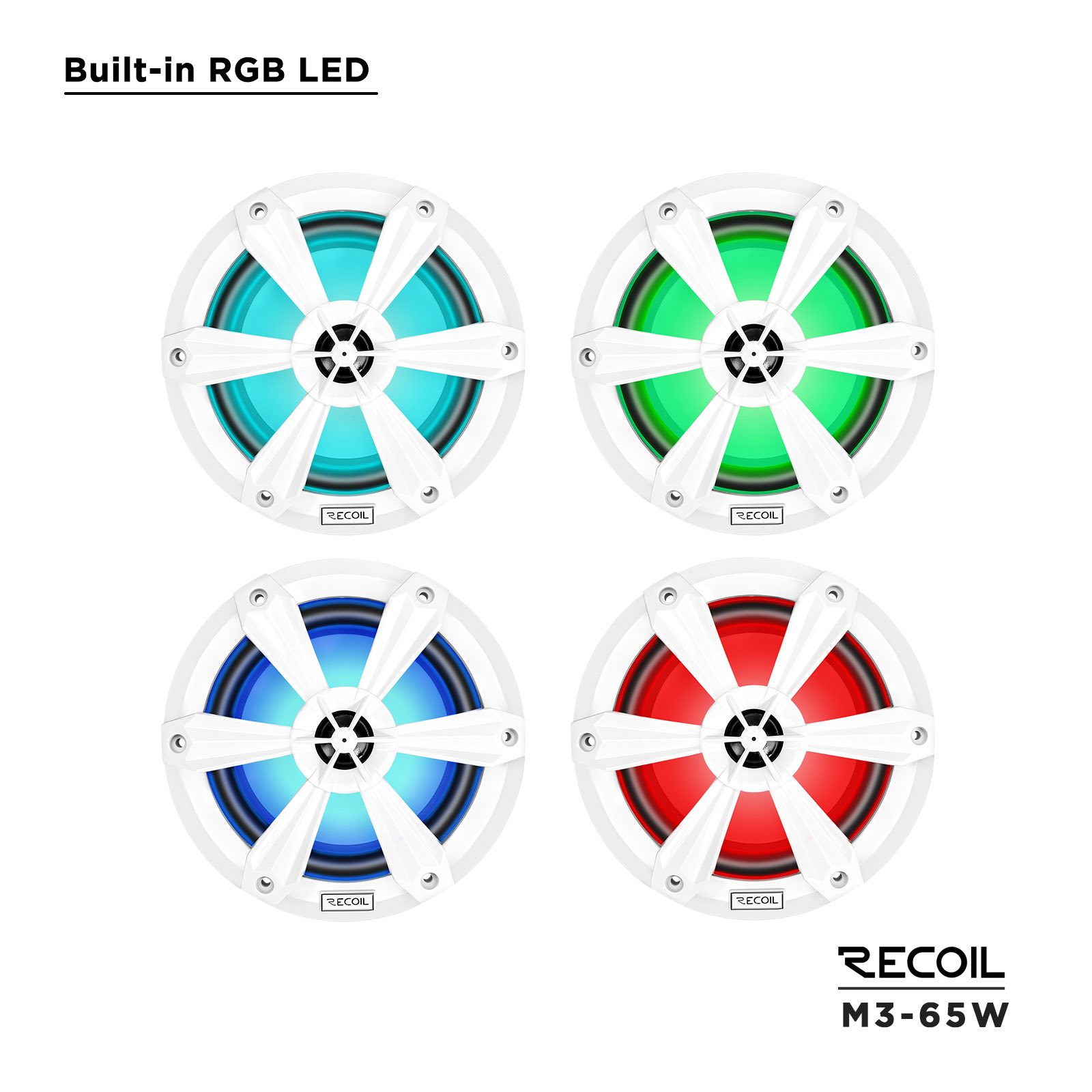 JBL 6.5in 2-Way In-Wall SPKR WHT - 6
