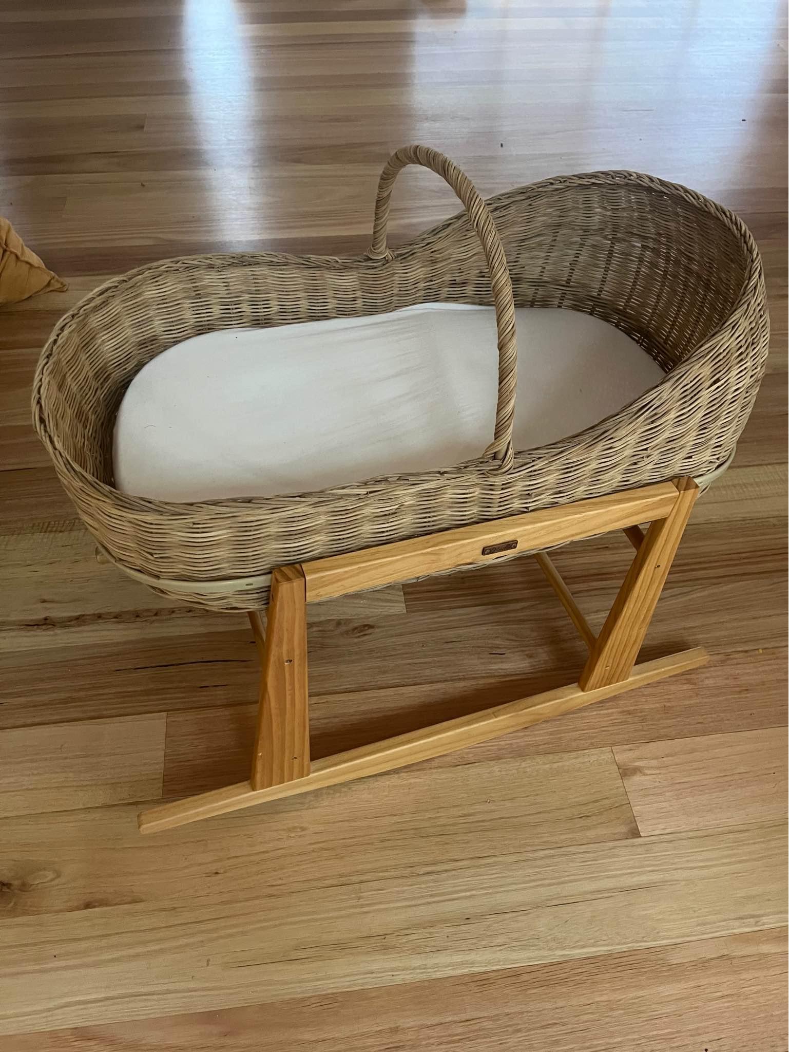 Olli Ella Lyra Bassinet / Moses Basket - Bassinets & Cradles 