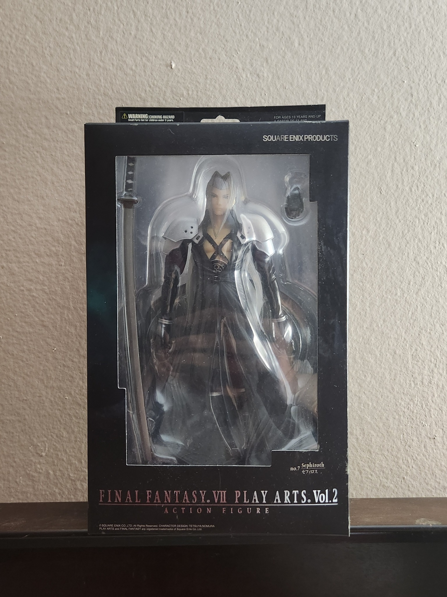 Final Fantasy VII Sephiroth figure in mint condition