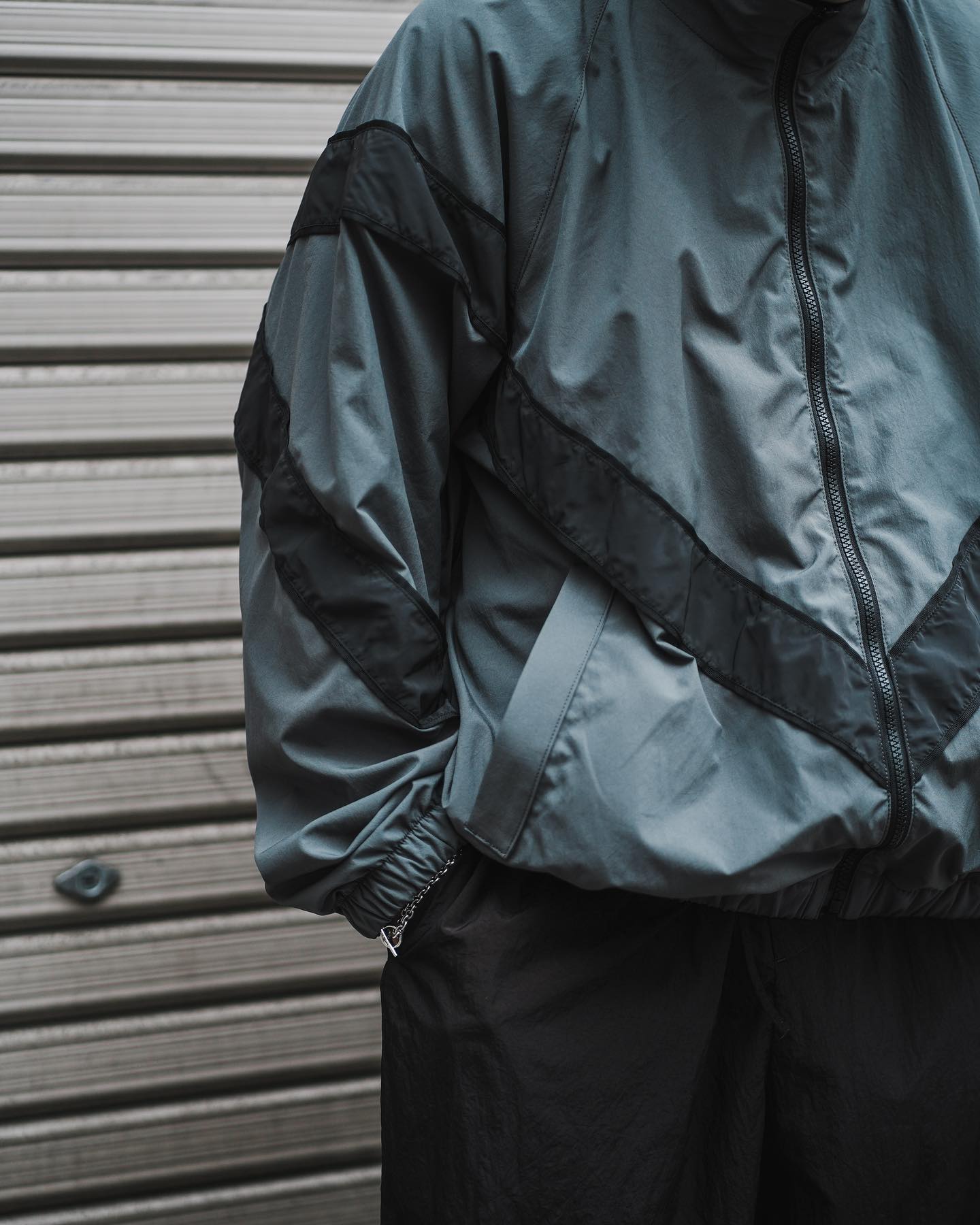 N.HOOLYWOOD “9241-BL04-001 / TRAINING BLOUSON” COL: CHARCOAL SIZE 