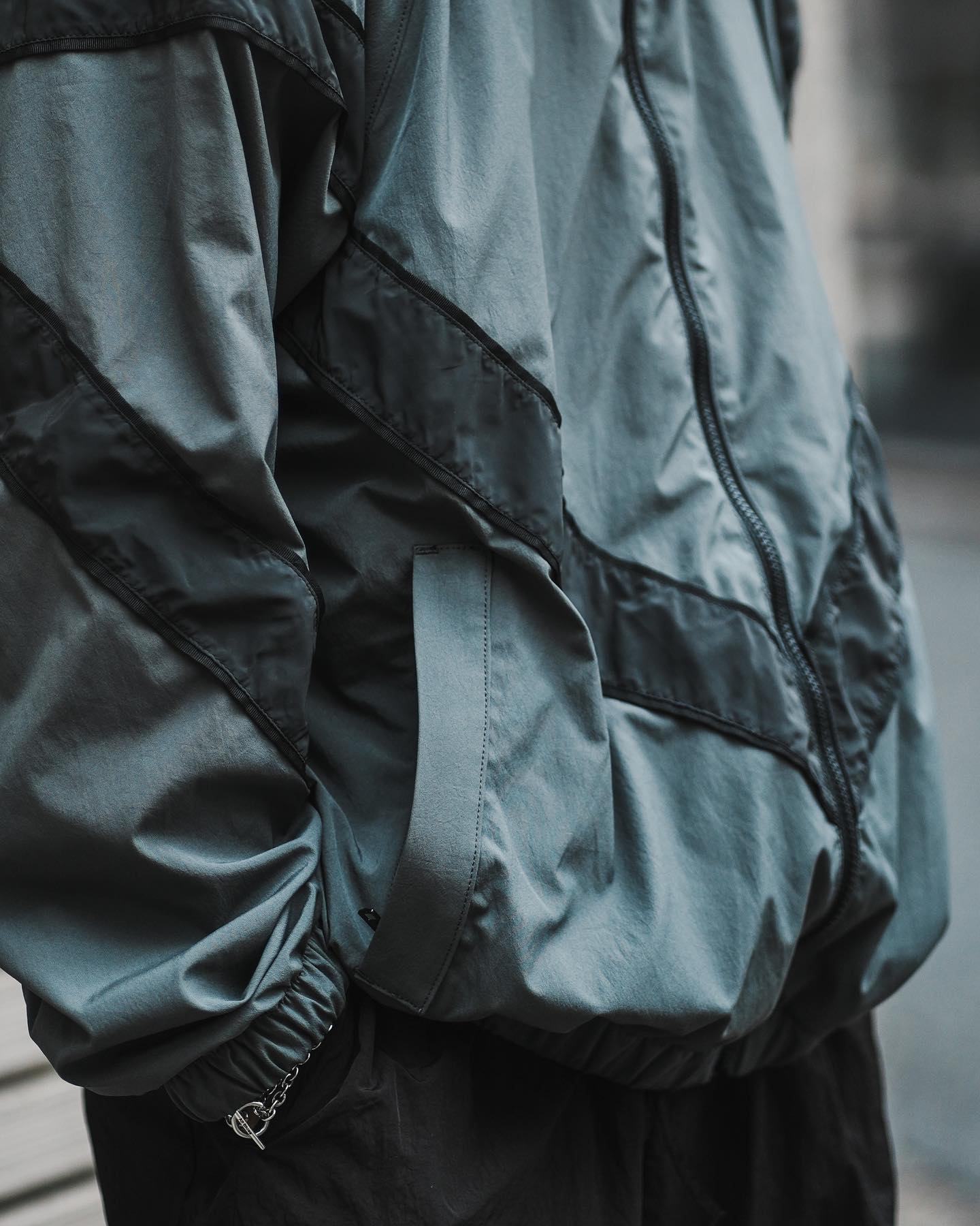 N.HOOLYWOOD “9241-BL04-001 / TRAINING BLOUSON” COL: CHARCOAL SIZE 