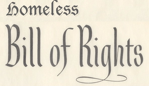 The Homeless Bill of Rights