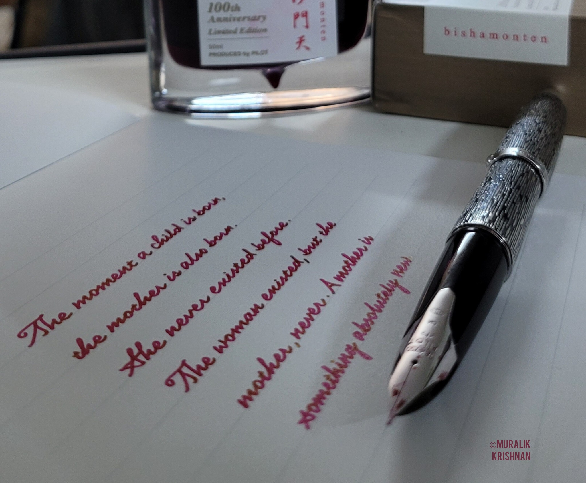 Pilot 100th anniversary Bishamonten limited edition fountain pen