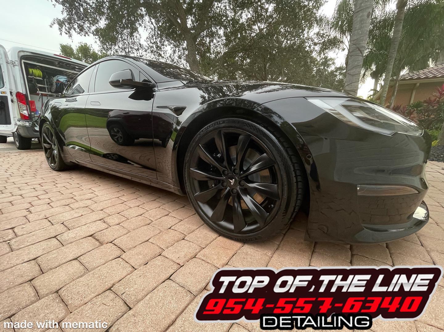 Tesla model... - Top of the line detailing & ceramic coating | Facebook