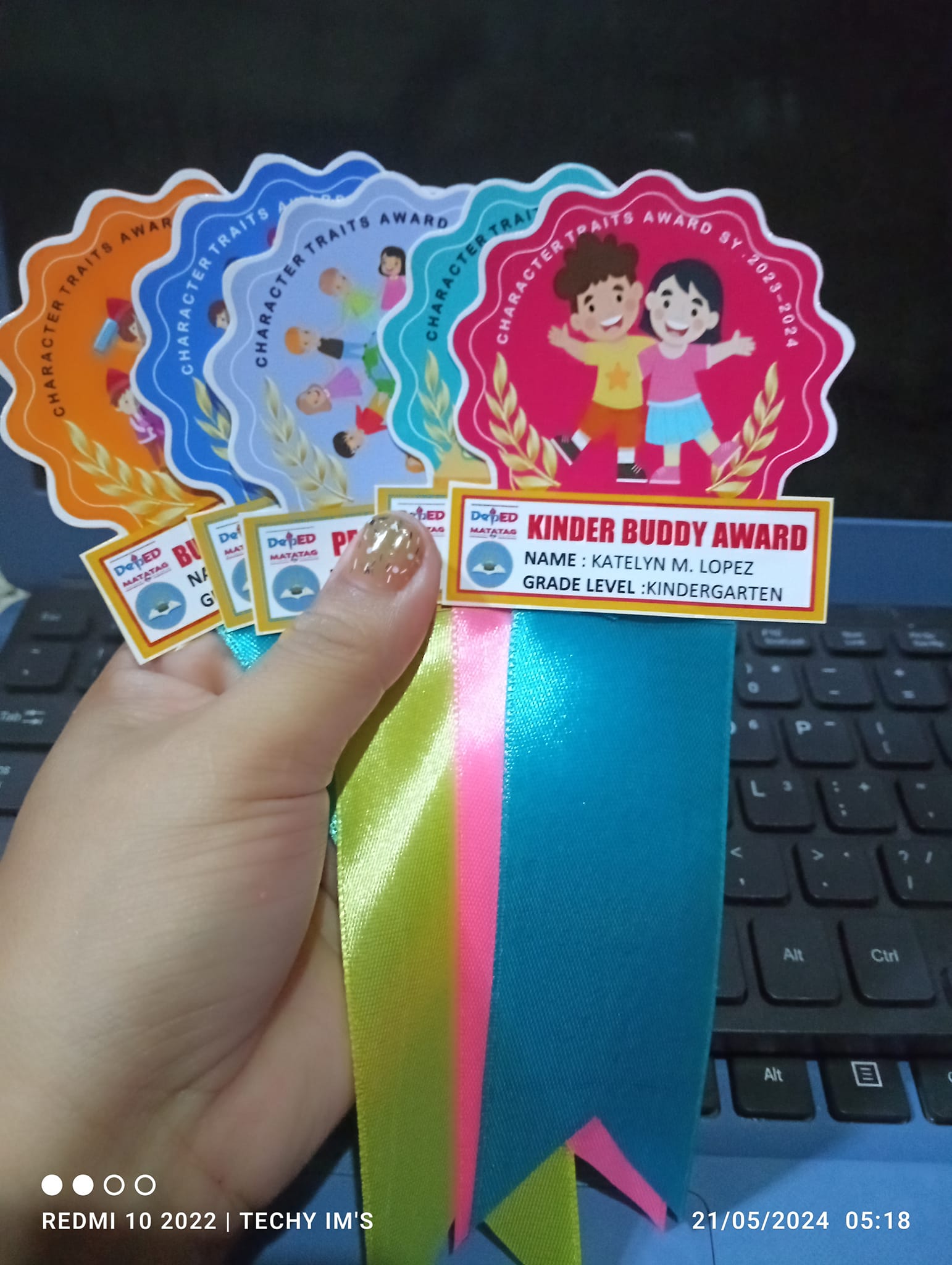 MAPEH GRADE 1 | Editable Character Traits Awards Ribbon for K-G3 | Facebook