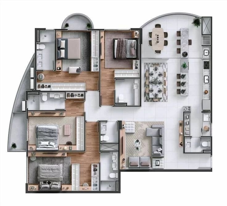 Maddy Interior - ️ 3D Floor Plan Designs 😍 Rate us out of...